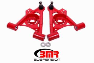 Picture of BMR 79-93 Fox Mustang Non-Adj Lower A-Arms Standard Ball Joint Spring Pocket - Red