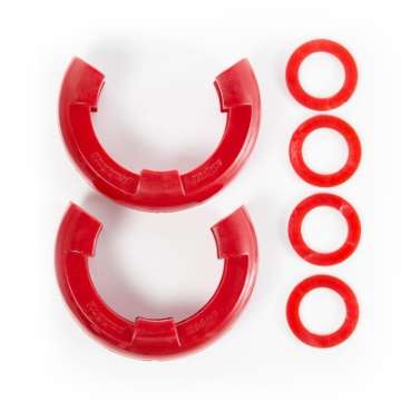 Picture of Rugged Ridge Red 7-8in D-Ring Isolator Kit