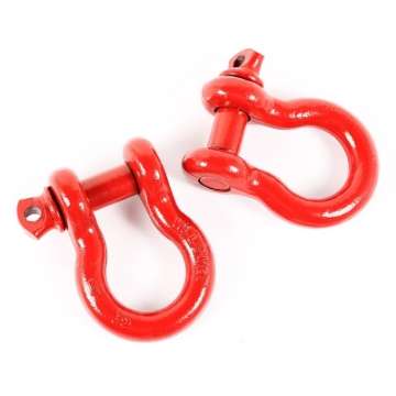 Picture of Rugged Ridge Red 7-8in D-Shackles