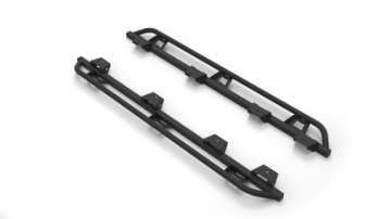 Picture of N-Fab Trail Slider Steps 2020 Jeep Wrangler Gladiator JT 4 Door All Beds - SRW - Textured Black