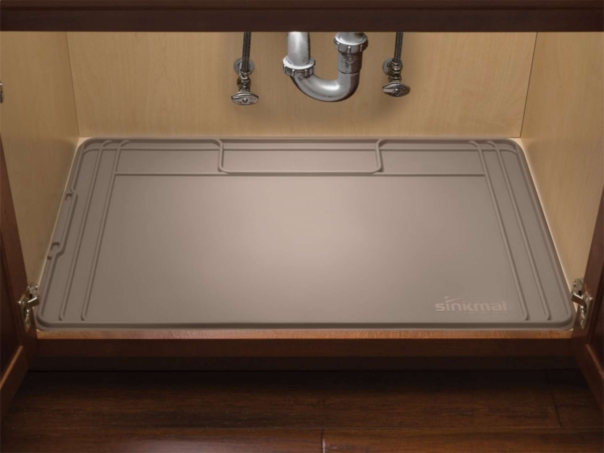 Picture of WeatherTech 34-25in x 22-5in Sink Mat - Tan