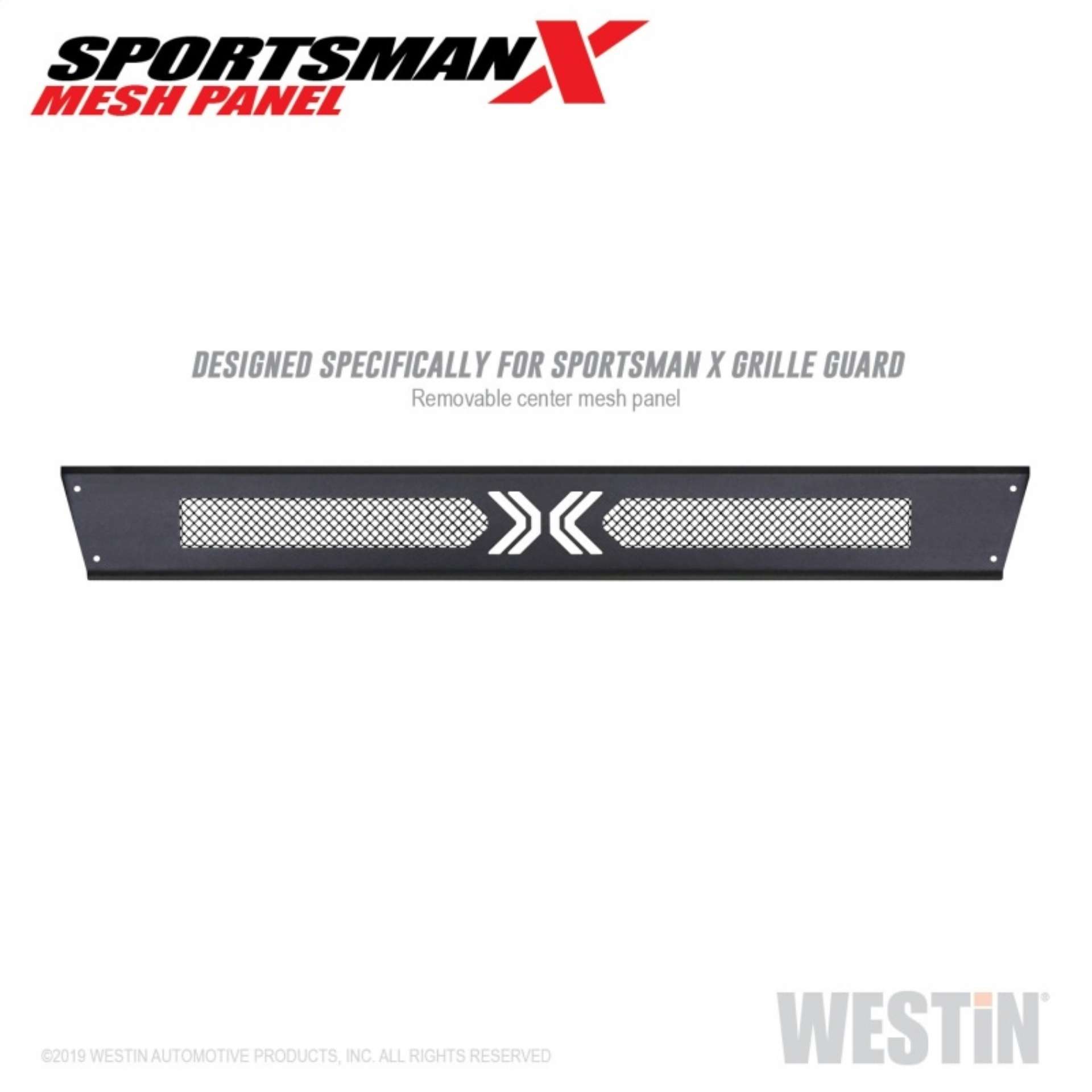 Picture of Westin 15-19 Ford F-150-14-20 Toyota Tundra Sportsman X Mesh Panel - Textured Black