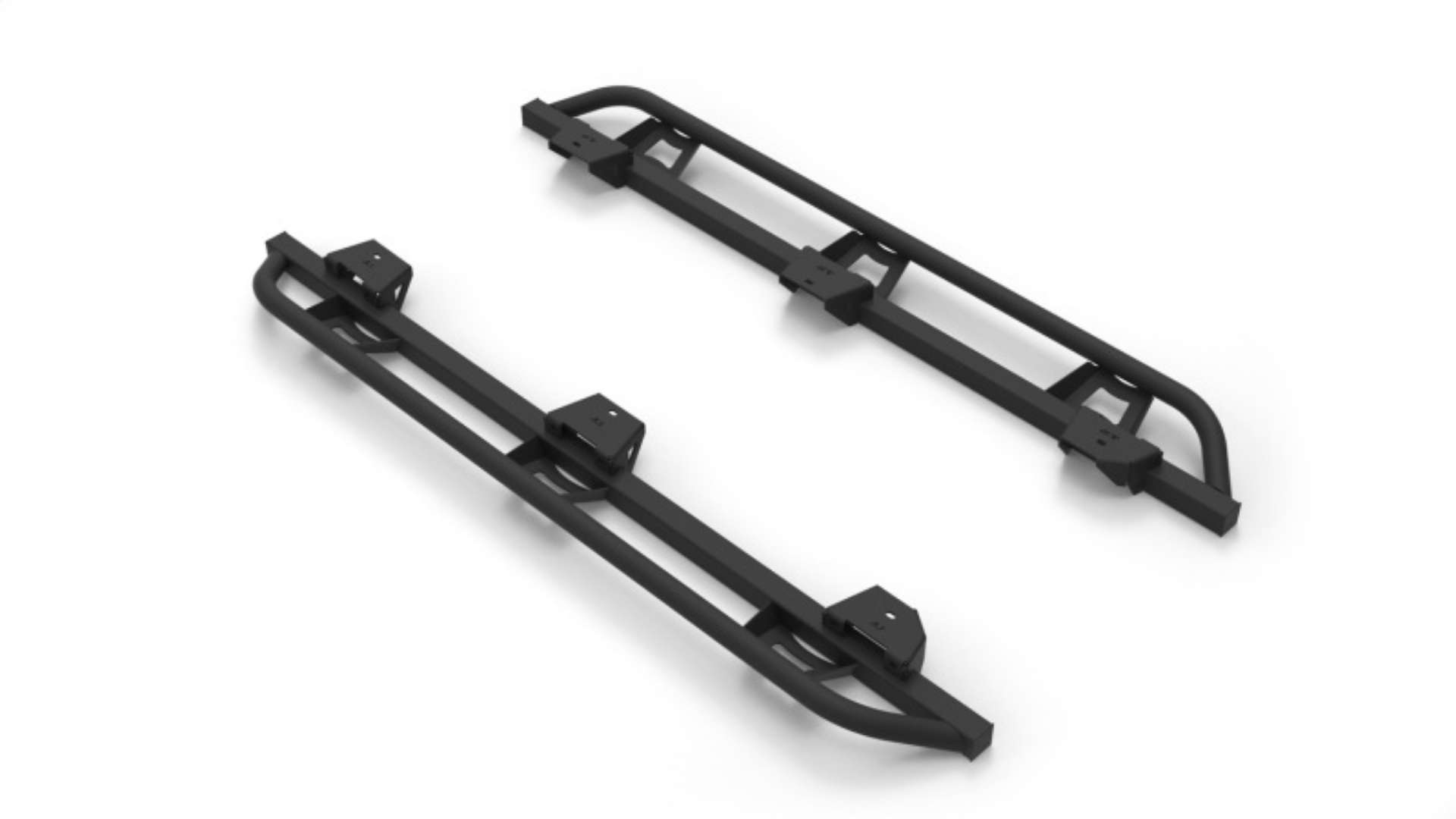 Picture of N-Fab Trail Slider Steps 18-20 Jeep Wrangler JL 4 Door SUV - SRW - Textured Black