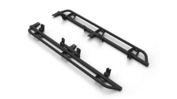 Picture of N-Fab Trail Slider Steps 15-20 Chevy-GMC Colorado-Canyon Crew Cab All Beds - SRW - Textured Black