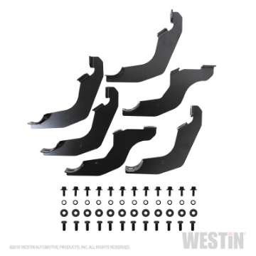 Picture of Westin 19-20 Ford Ranger SuperCrew E-Series 3 Nerf Step Bars - Black