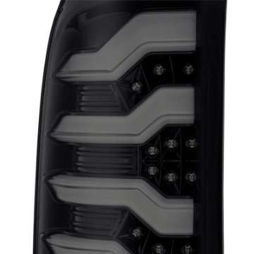 Picture of AlphaRex 14-18 GMC Sierra 1500 PRO-Series LED Tail Lights Jet Black