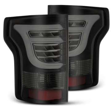 Picture of AlphaRex 15-17 Ford F-150 Excl Models w-Blind Spot Sensor PRO-Series LED Tail Lights Jet Black