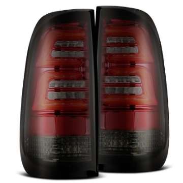 Picture of AlphaRex 97-03 Ford F-150 Excl 4 Door SuperCrew Cab PRO-Series LED Tail Lights Red Smoke