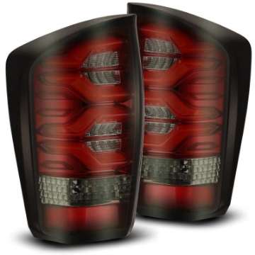 Picture of AlphaRex 16-20 Toyota Tacoma PRO-Series LED Tail Lights Red Smoke