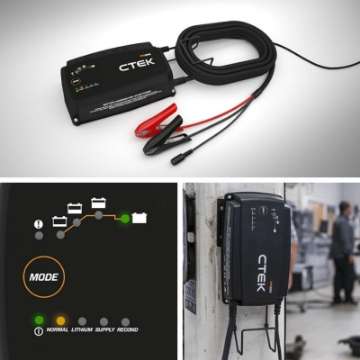 Picture of CTEK PRO25SE Battery Charger - 50-60 Hz - 12V - 19-6ft Extended Charging Cable