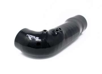 Picture of Torque Solution Turbo Inlet Hose Non-Recirculated Black 04-20 Subaru STI w- 3-3in-84mm FP Turbo