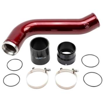 Picture of Wehrli 20-24 Chevrolet 6-6L L5P Duramax Passenger Side 3-5in Intercooler Pipe - WCFab Red