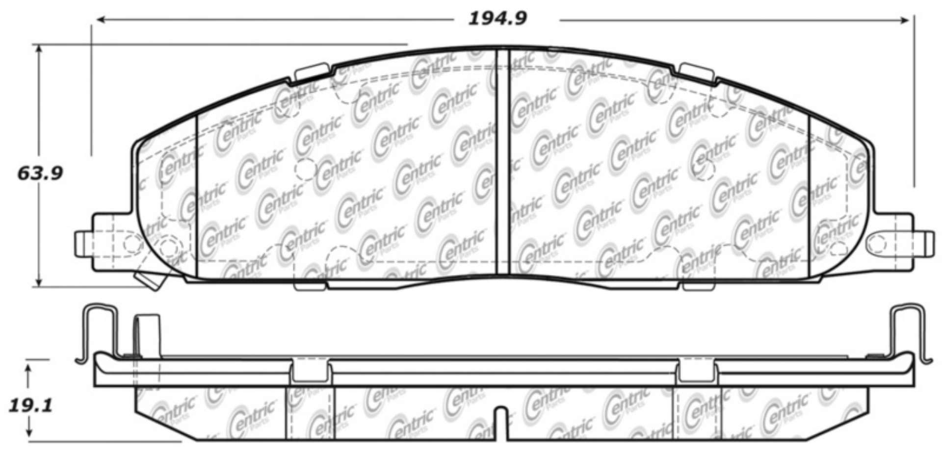 Picture of StopTech 09-18 Dodge Ram Truck & SUV Semi-Metallic Rear Brake Pads