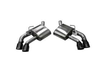 Picture of Corsa 2016-24 Chevrolet Camaro SS-ZL1 6-2L V8 Black Xtreme Axle-Back Exhaust w- Factory NPP Valve