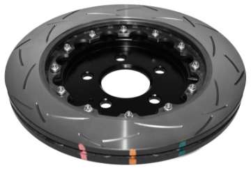 Picture of DBA 15+ Ford Mustang 2-3L-5-0L Rear Slotted 5000 Series 2 Piece Rotor w- Black Hat