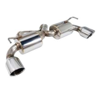 Picture of Remark Nissan 370Z V2 Y-Back Axle Back Exhaust w-Stainless Steel Double Wall Tip + Center Pipe