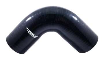 Picture of Torque Solution 90 Degree Silicone Elbow: 2 inch Black Universal