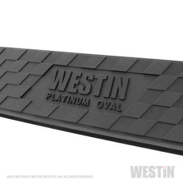 Picture of Westin 19-20 Dodge Ram 1500 Crew Cab Platinum 4 Oval Nerf Step Bars - Black