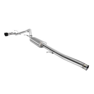 Picture of Kooks 15-20 Chevrolet Tahoe 3in SS Cat-Back Exhaust w- Black Tips Connects to OEM