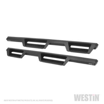 Picture of Westin 18-20 Jeep Wrangler JL Unlimited 4DR HDX Drop Nerf Step Bars - Textured Black