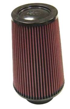 Picture of K&N Cone Filter 3-375in ID 6in Base 4-5in Top 9in Height Carbon Fiber