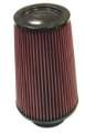 Picture of K&N Cone Filter 3-375in ID 6in Base 4-5in Top 9in Height Carbon Fiber