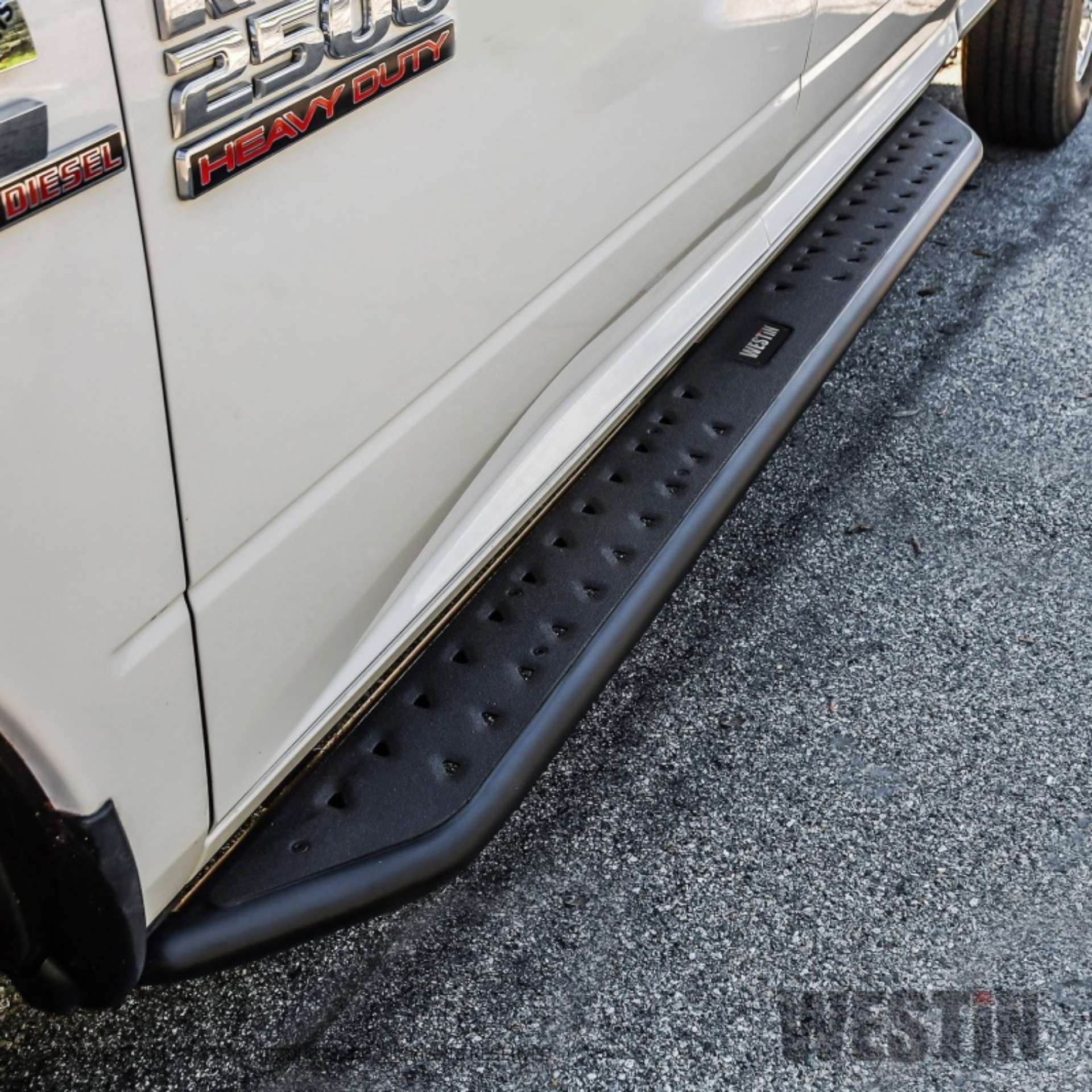 Picture of Westin 09-18 Dodge RAM 1500 Crew Cab Outlaw Nerf Step Bars