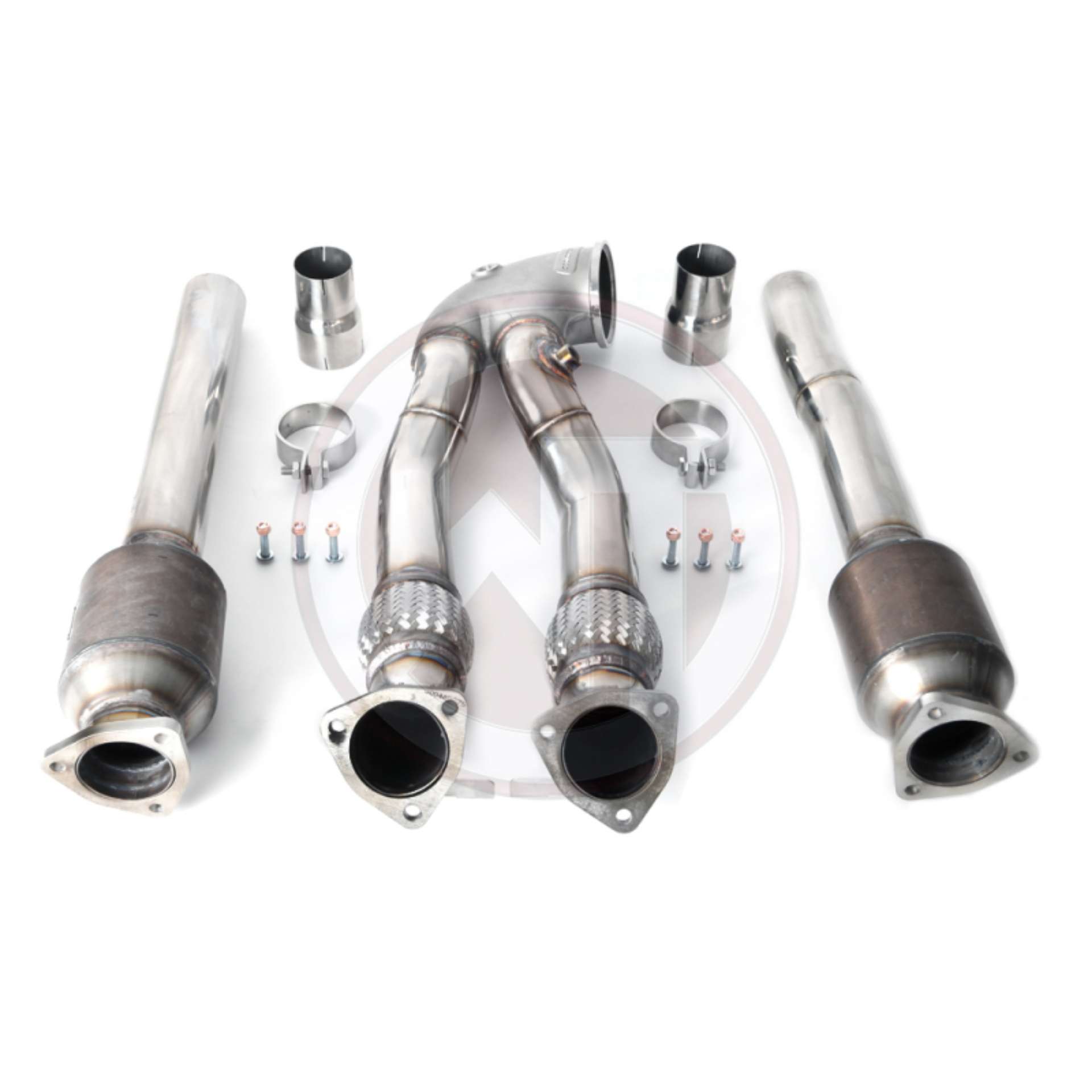 Picture of Wagner Tuning Audi TTRS 8S-RS3 8V SS304 Downpipe Kit w-Catted Pipes