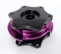 Picture of NRG Quick Release SFI SPEC 42-1 - Shiny Black Body - Shiny Purple Ring