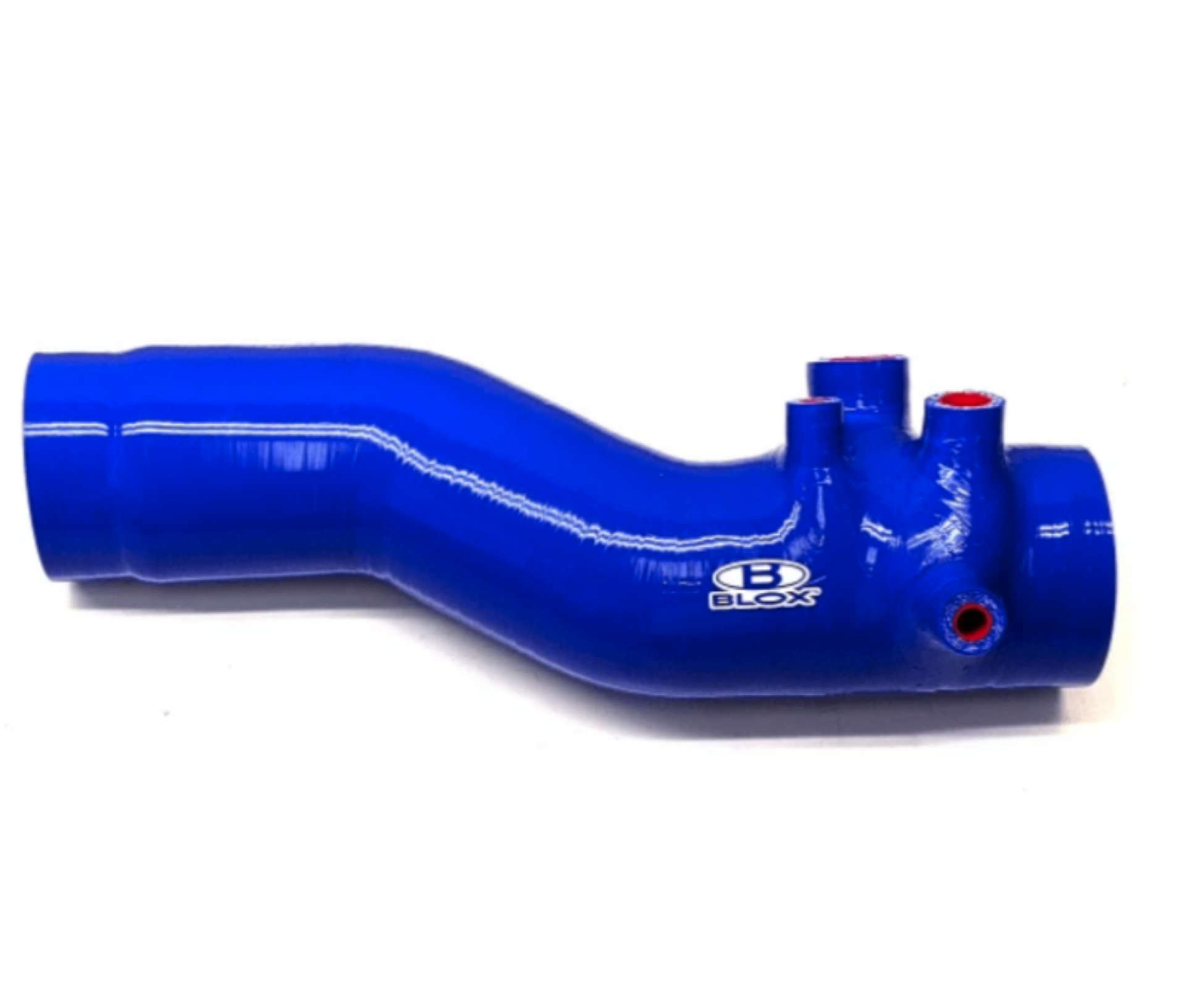 Picture of BLOX Racing 15-20 Subaru WRX FA20 OEM Performance 3in Turbo Inlet Hose - Blue