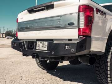 Picture of Road Armor 17-20 Ford F-250 SPARTAN Rear Bumper - Tex Blk