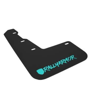 Picture of Rally Armor 15-21 Subaru WRX-STI Black UR Mud Flap w-Teal Altered Font Logo