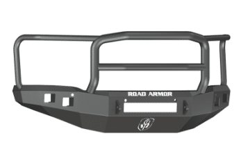 Picture of Road Armor 14-15 GMC 1500 Stealth Front Bumper w-Lonestar Guard - Tex Blk