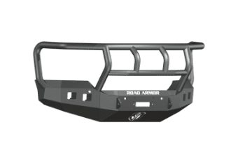 Picture of Road Armor 15-19 GMC 2500 Stealth Front Winch Bumper w-Titan II Guard - Tex Blk