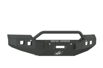 Picture of Road Armor 15-19 GMC 2500 Stealth Front Winch Bumper w-Pre-Runner Guard - Tex Blk