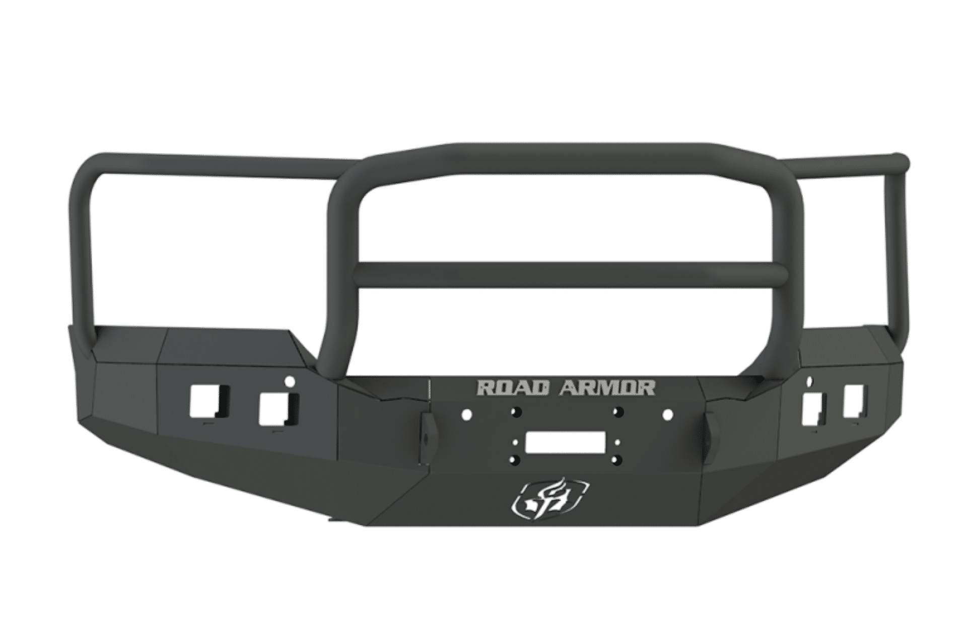 Picture of Road Armor 15-19 GMC 2500 Stealth Front Winch Bumper w-Lonestar Guard - Tex Blk