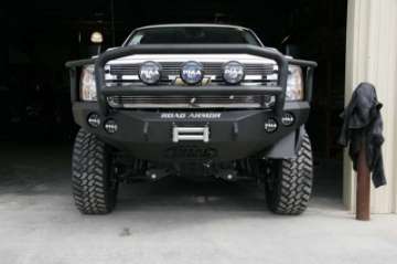 Picture of Road Armor 11-14 Chevy 2500 Stealth Front Winch Bumper w-Lonestar Guard - Tex Blk