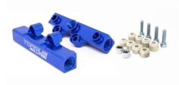 Picture of Torque Solution Top Feed Fuel Rails: 02-14 Subaru WRX - 07-18 STI - Blue