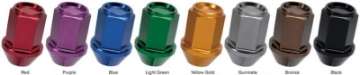 Picture of Project Kics 12x1-25 Leggdura Racing Lug Nuts - Yellow Gold w-Laser Logo 20 Pcs