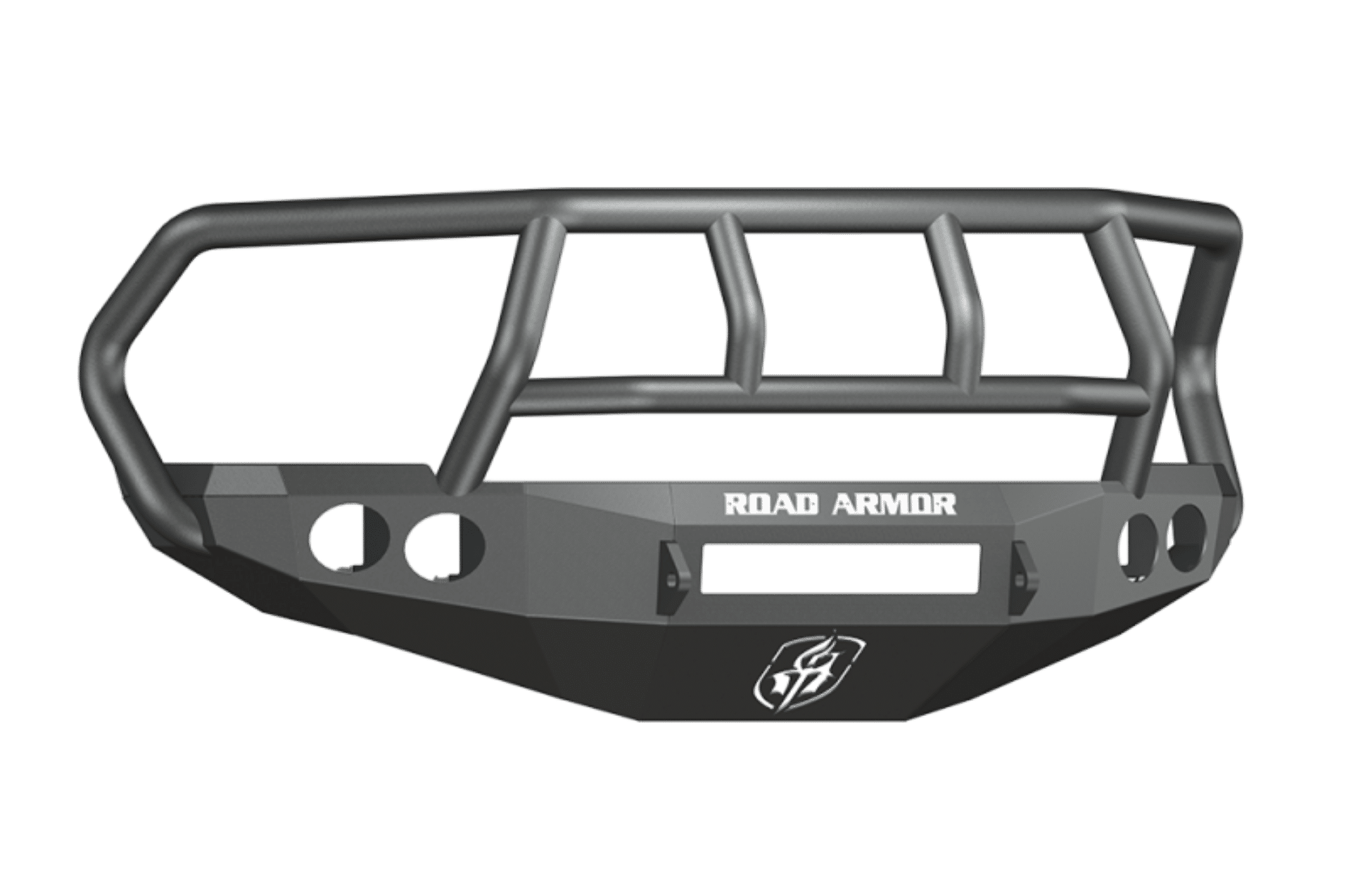 Picture of Road Armor 10-18 Ram 2500 Stealth Front Bumper w-Titan II Guard - Tex Blk