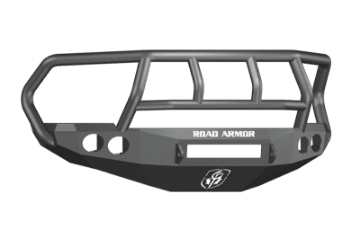 Picture of Road Armor 10-18 Ram 2500 Stealth Front Bumper w-Titan II Guard - Tex Blk