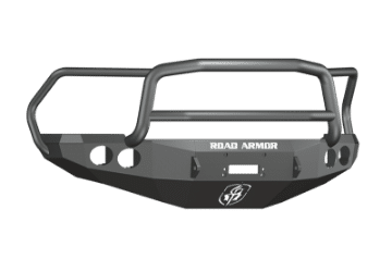 Picture of Road Armor 10-18 Ram 2500 Stealth Front Winch Bumper w-Lonestar Guard - Tex Blk