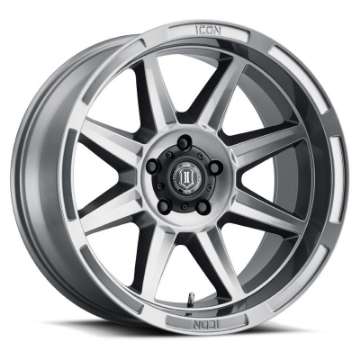 Picture of ICON Bandit 20x10 5x5 -24mm 4-5in BS 71-50mm Bore Gun Metal Wheel