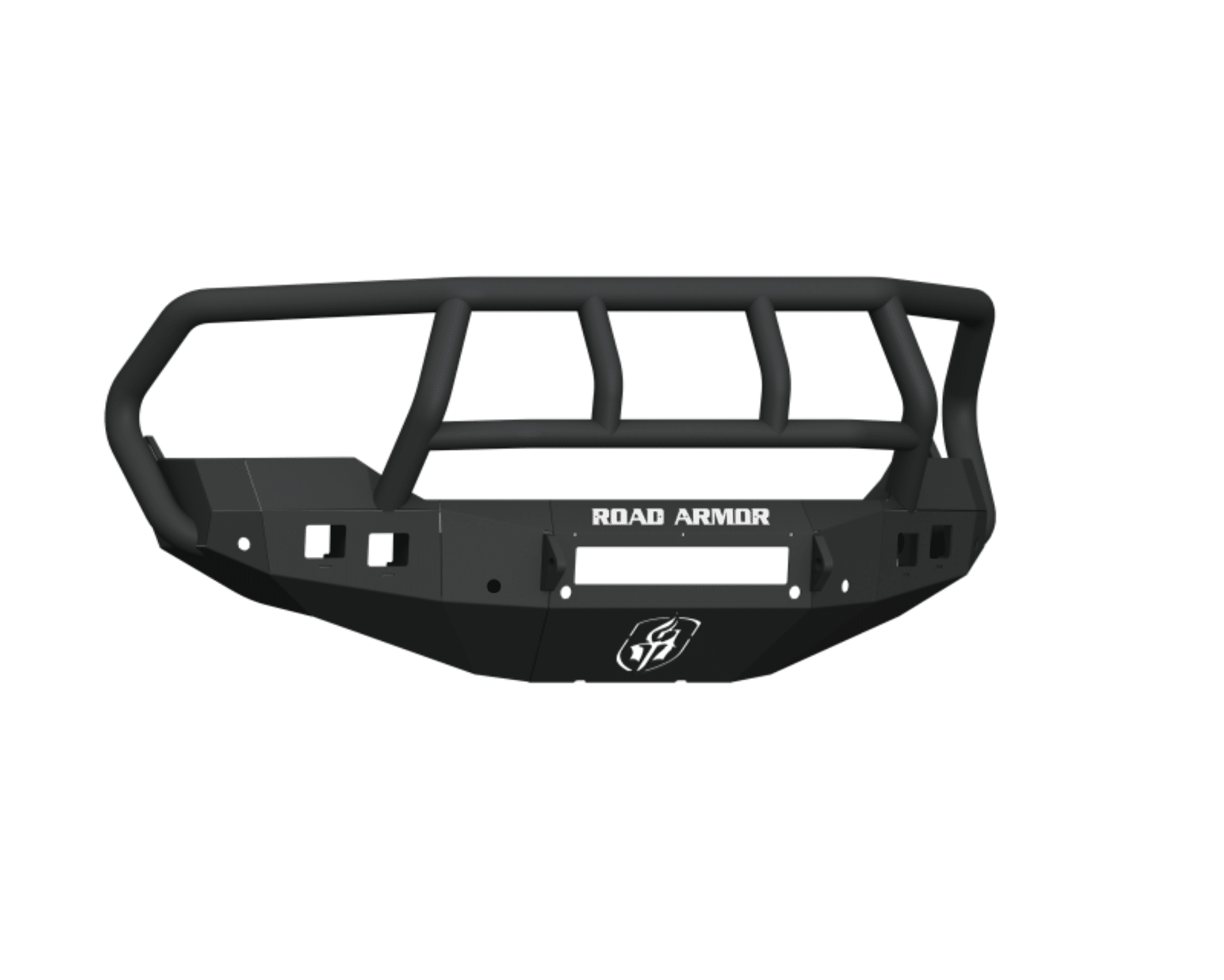 Picture of Road Armor 13-18 Ram 1500 Stealth Front Bumper w-Titan II Guard - Tex Blk