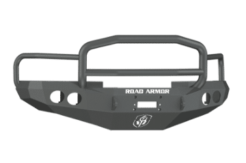 Picture of Road Armor 94-96 Dodge 1500-2500 Stealth Front Winch Bumper w-Lonestar Guard - Tex Blk