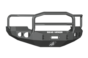 Picture of Road Armor 05-07 Ford F-250 Stealth Front Winch Bumper w-Lonestar Guard - Tex Blk