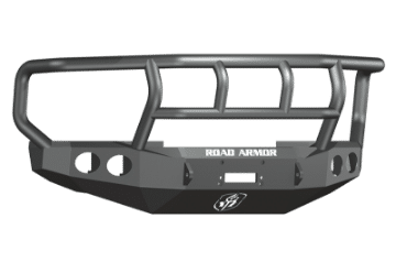 Picture of Road Armor 08-10 Ford F-250 Stealth Front Winch Bumper Titan II GuardWide Flare - Tex Blk