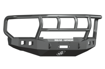 Picture of Road Armor 08-10 Ford F-250 Stealth Front Winch Bumper w-Titan II Guard Wide Flare - Tex Blk