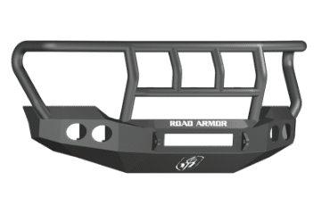 Picture of Road Armor 11-16 Ford F-250 Stealth Front Bumper w-Titan II Guard Standard Flare - Tex Blk