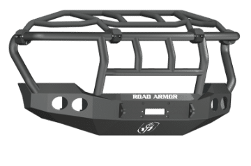 Picture of Road Armor 11-16 Ford F-250 Stealth Front Winch Bumper w-Intimidator Guard - Tex Blk